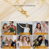 Trendy Paperclip Letter Necklace